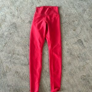 Red alo pants women’s size extra small